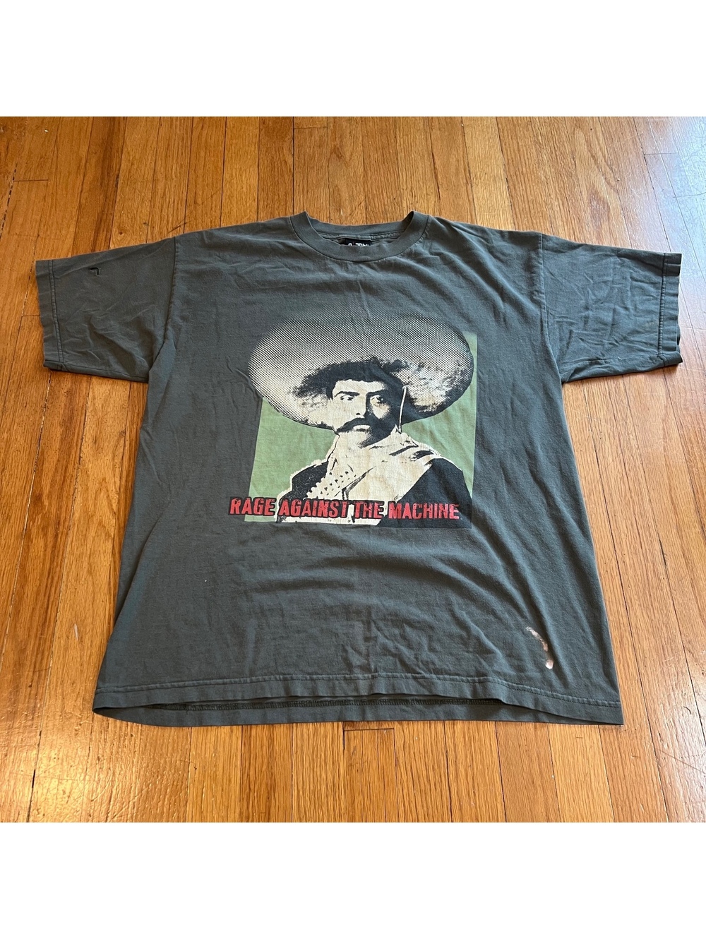 Vintage 1999 Rage Against The Machine Emiliano Zapata Band tour Shirt XLGianttag